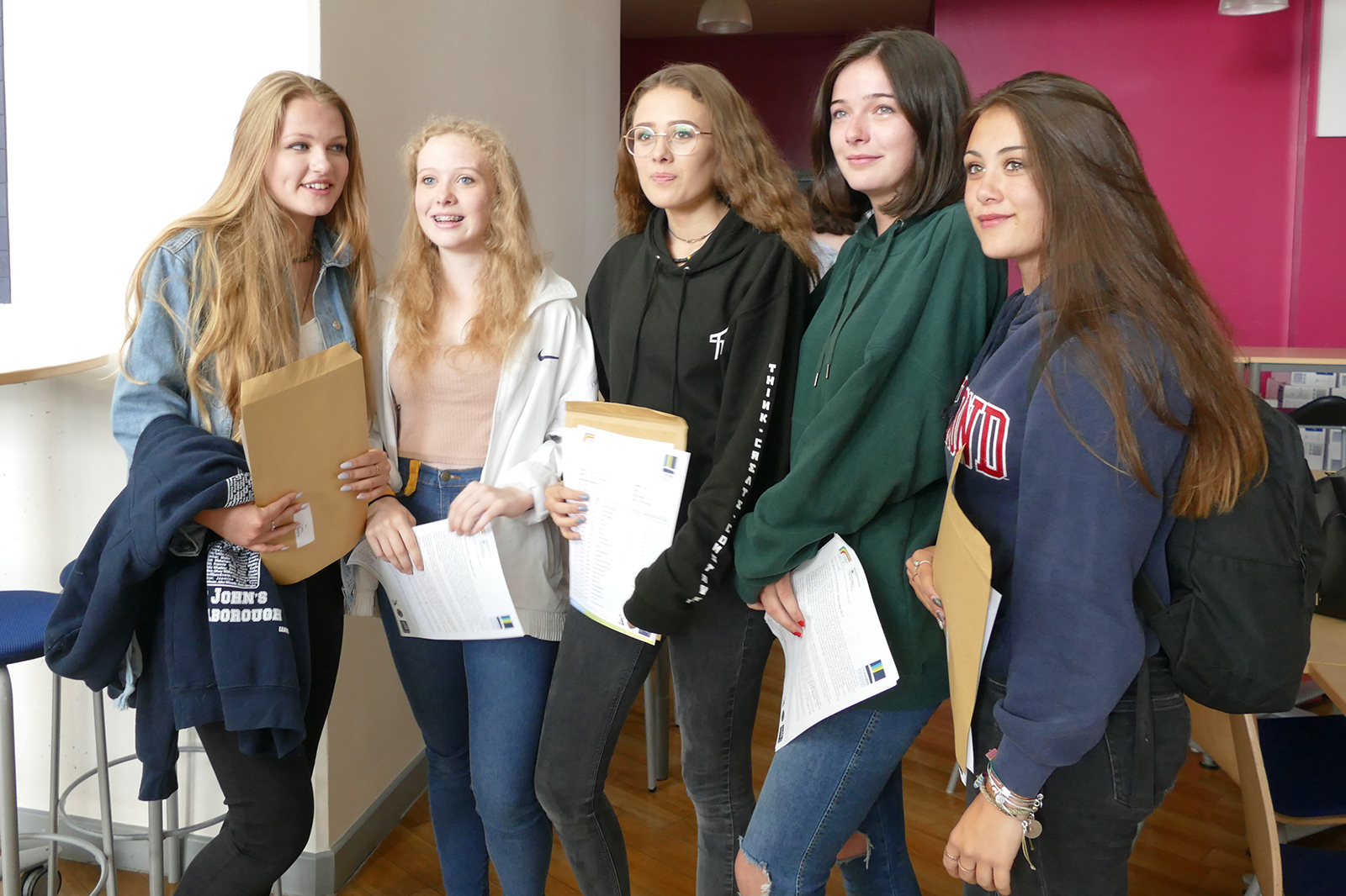 St John's Students Sophie Hole, Sophie Little, Lucy Montefiore, Mae Hands, Tilly Lewis-Lawson