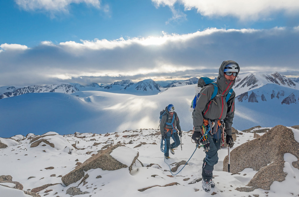 James Lam & team member during the SPITZBERGEN RETRACED expedition
