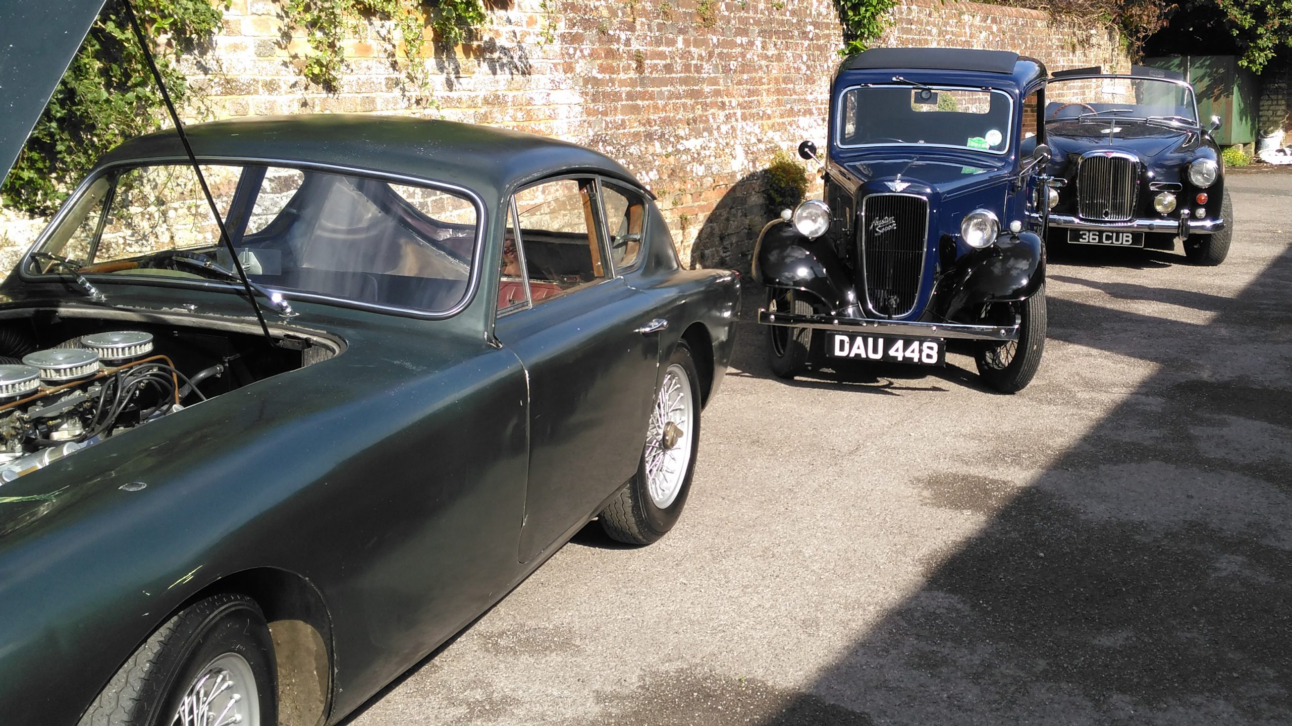 AC Cobra, Austin 7, and drophead Alvis