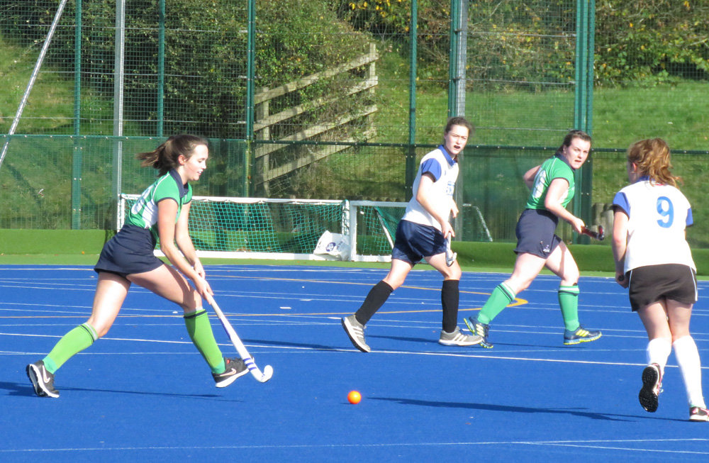 Maddie Bishop makes a run