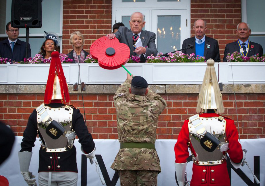 2016 The ceremonial Poppy handover