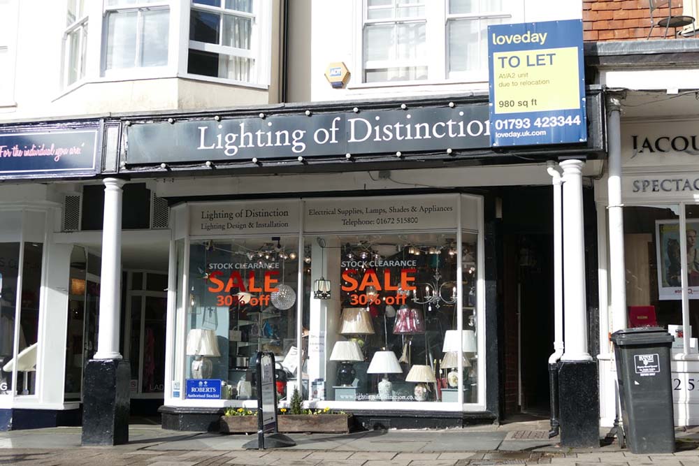 Lighting of Distinction, adjacent to EAST which is also closing