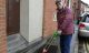 Steve Pascall, new Chairman of Marlborough in Bloom, making a start on the litter picking