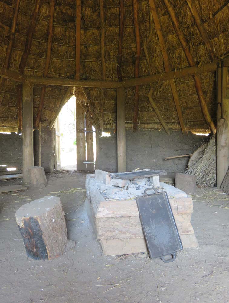 Inside the 'round house'