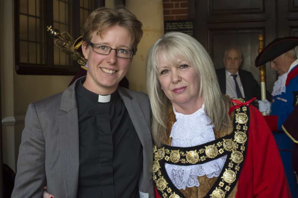 Mayor Lisa with Chaplain Dr Janneke Blokland