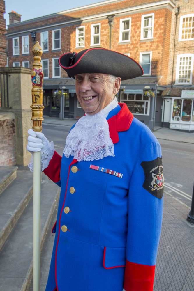 Town Crier Mike Tupman MBE