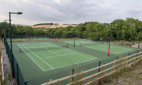 Marlborough Tennis' new courts at Port Hill - open to the public for the first time on Sunday (22 July)
