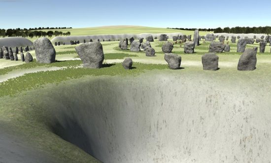 Virtual Avebury screenshot - copyright Elizabeth Falconer