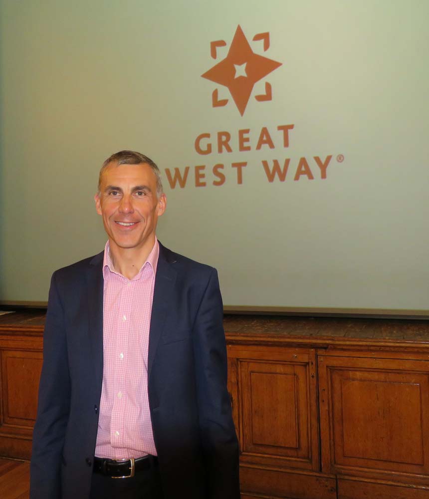 David Andrews at the Town Hall meeting
