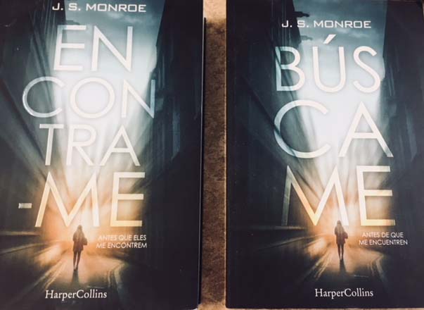 The importance of international sales: Spanish & Portuguese covers for JS Monro's 'Find Me'