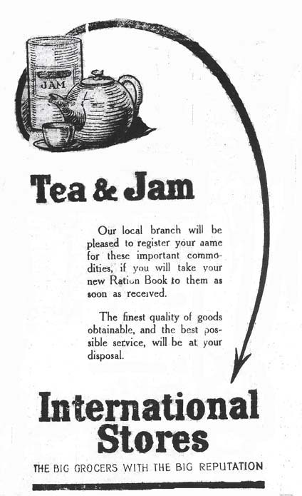Rationing was not only for staple foods and fuel