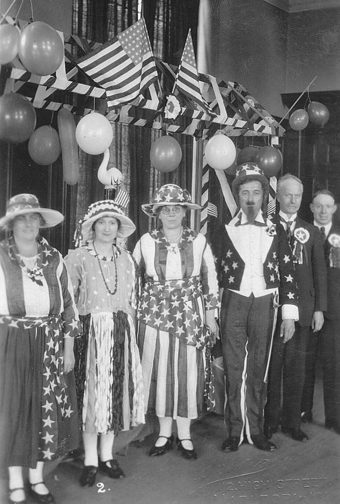Celebrating: an American themed dance in Marlborough Town Hall (Photo courtesy Marlborough History Society - with thanks) 