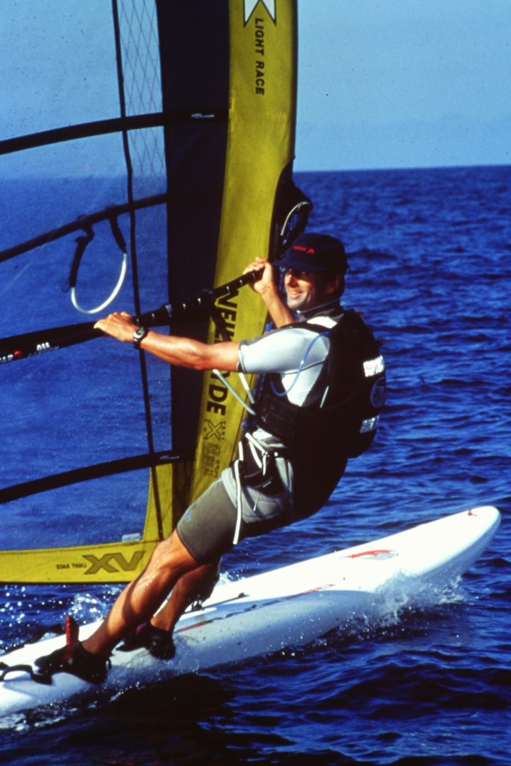 Richard Cooper windsurfing around the British Isles