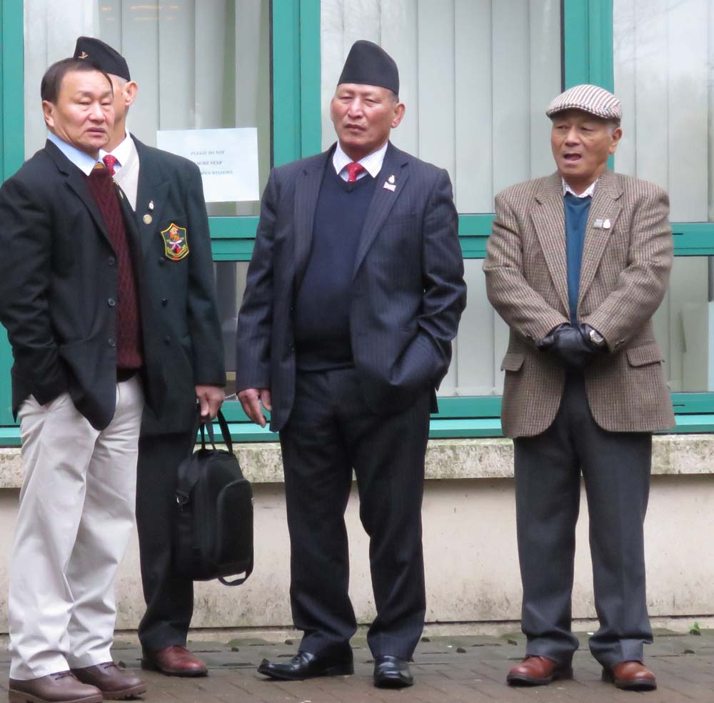 Members of the Swindon Nepalese Association who raised funds