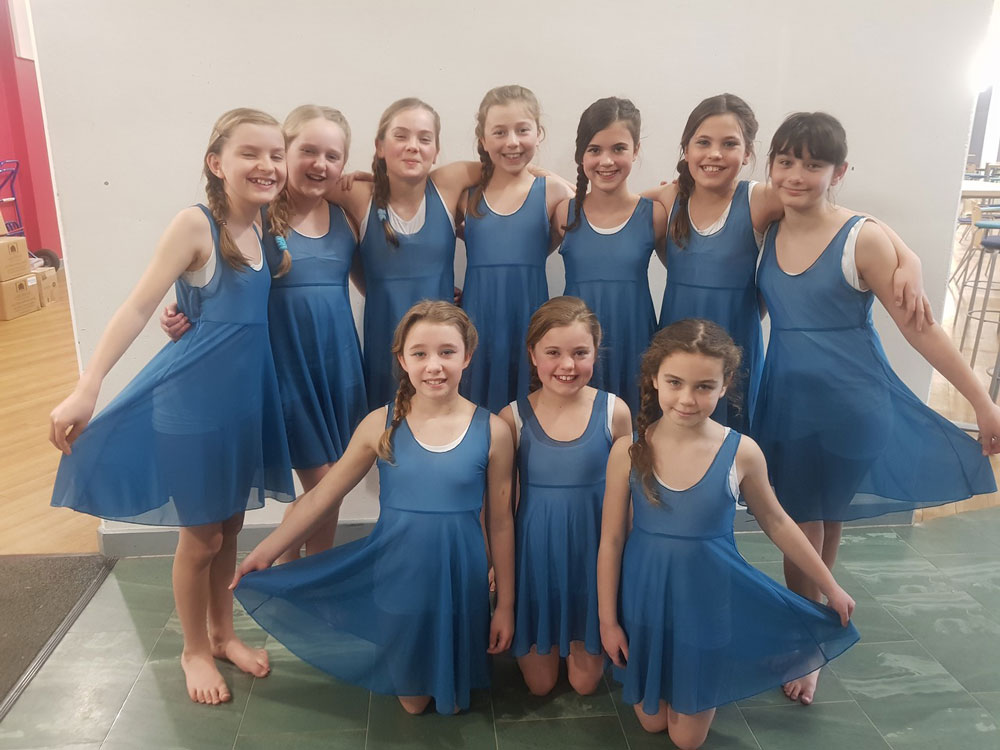 Preshute Primary pupils at the Marlborough Dance Festival
