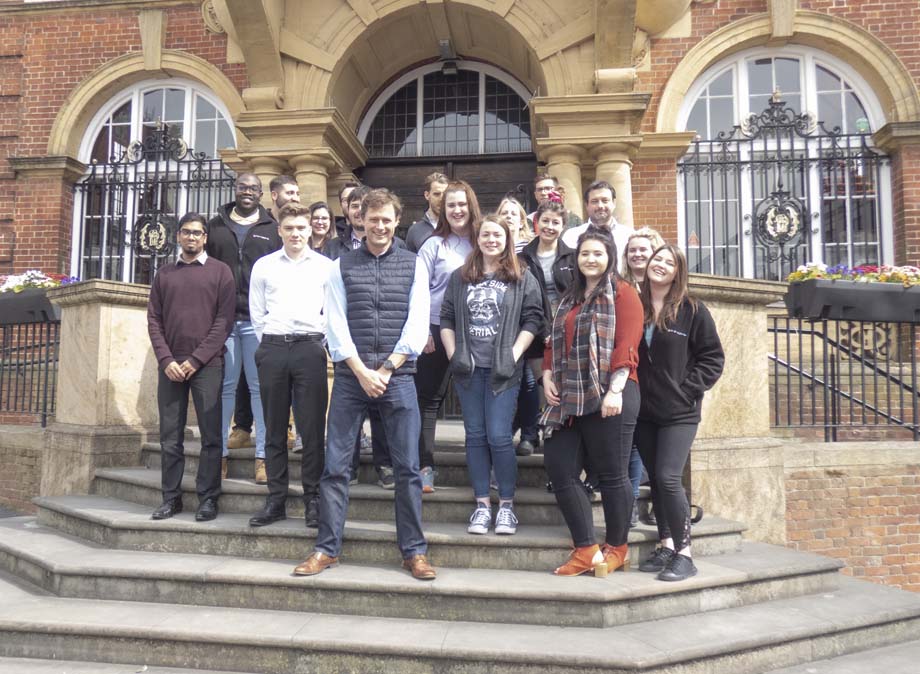 Foregenix headquarters staff mark their Queen's Award