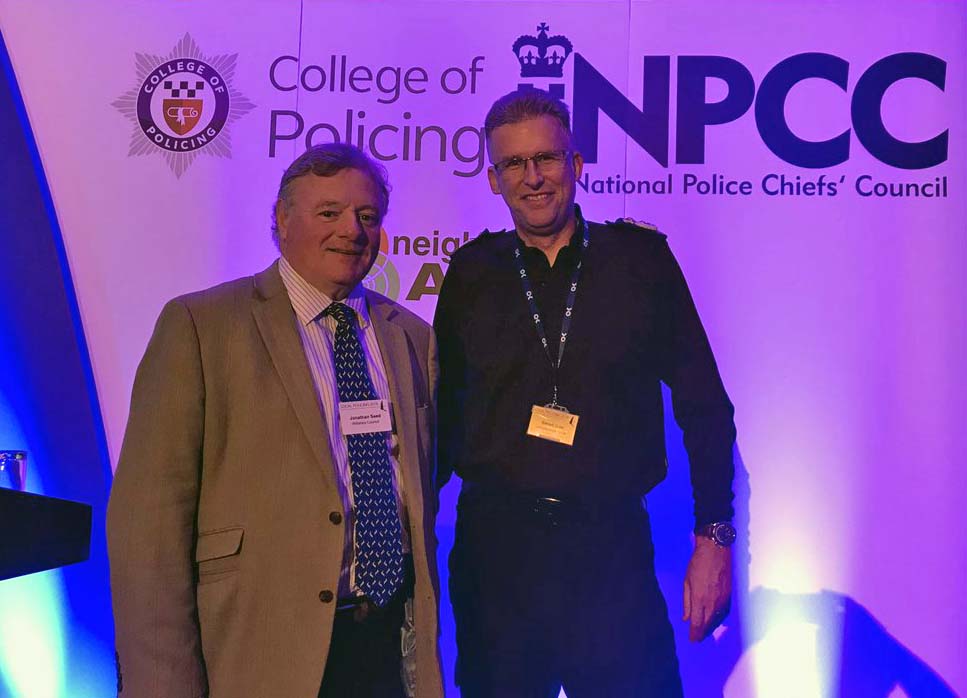 Councillor Seed at the recent Local Policing Conference in Leicester (Photo: Twitter)