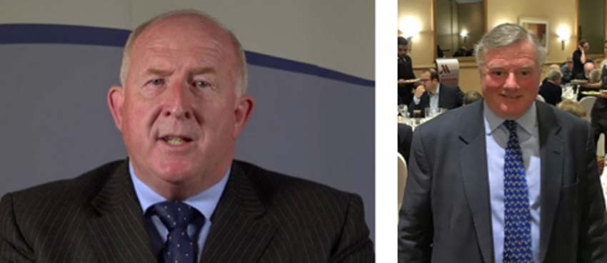 Left: PCC Angus Macpherson. Right: Councillor Seed (Photo: Twitter)