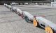 Rocket Cars at the ready - all lined up to prove their worth in the trials