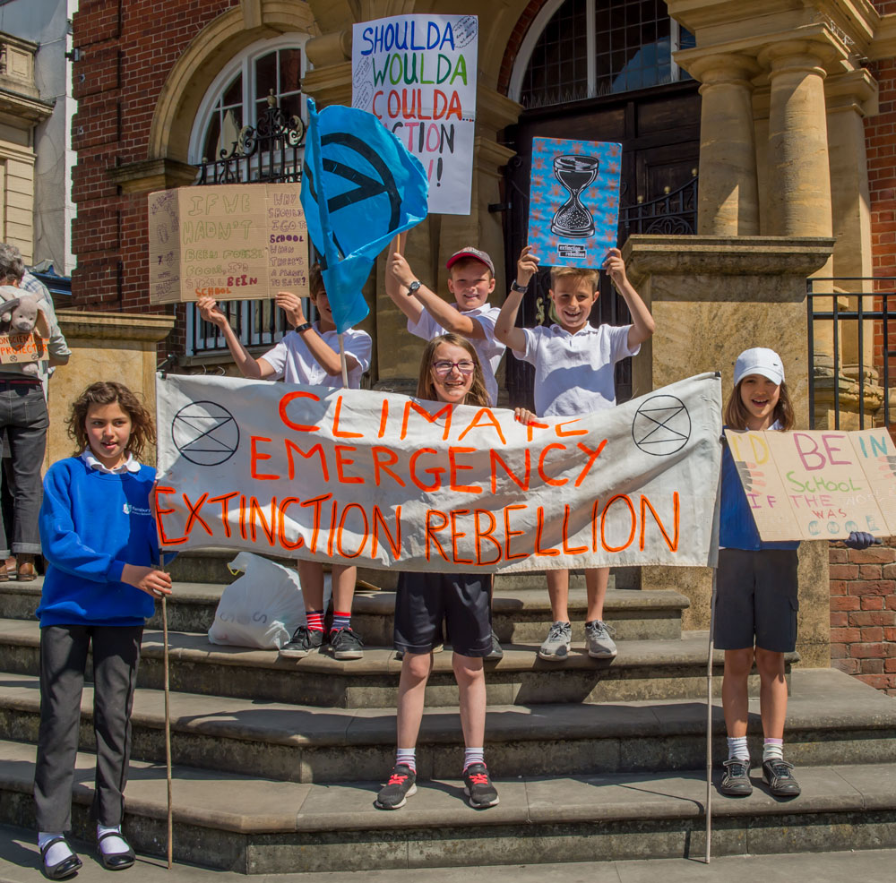 The even younger protestors
