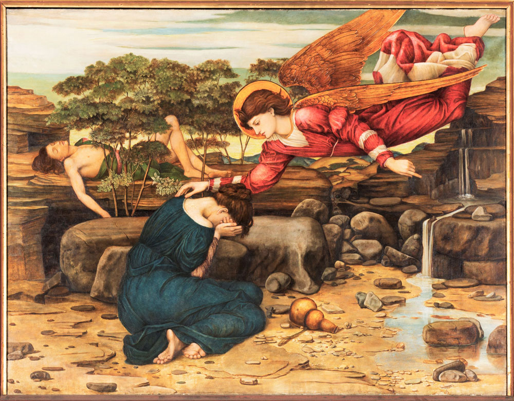 'Hagar in the Wilderness' by John Roddam Spencer Stanhope (© Marlborough College)