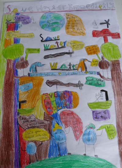 Another Be Water Smart poster from Class 3 of Ramsbury Primary