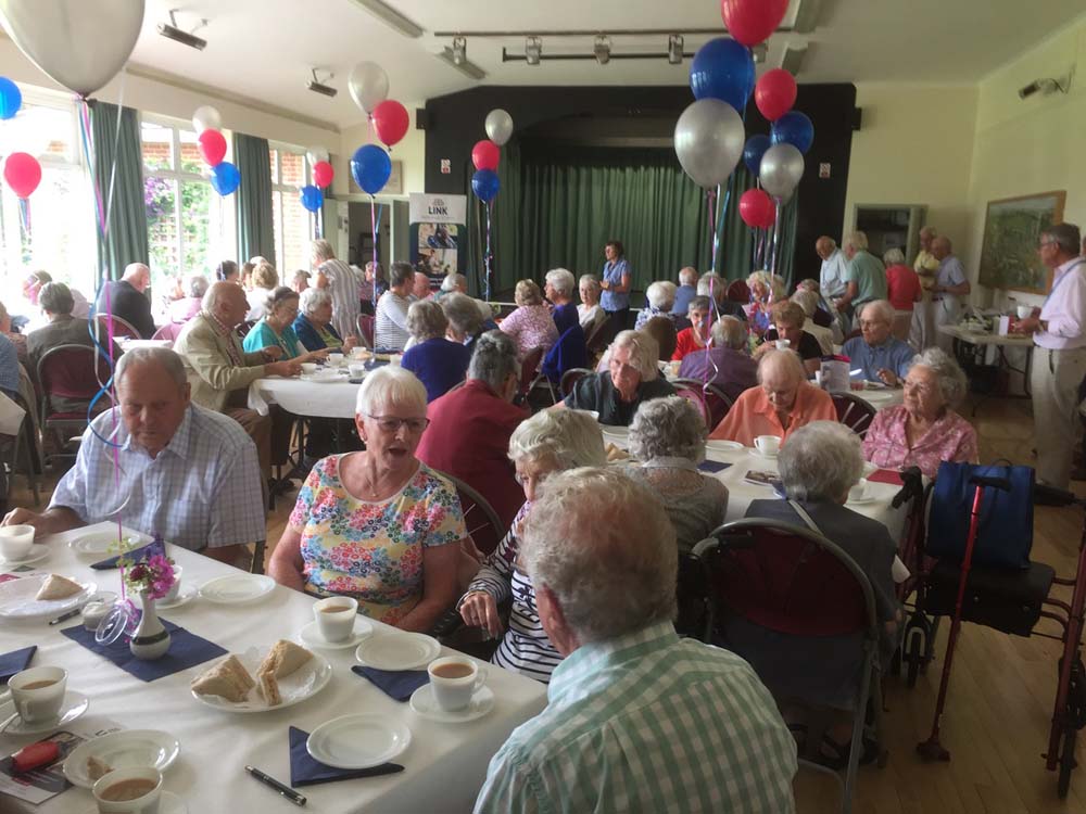 The party in full swing...