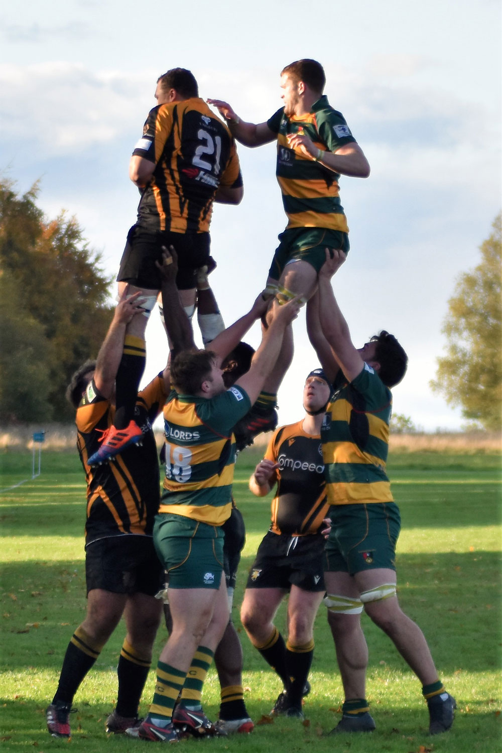 Jack Lynd high in the sky