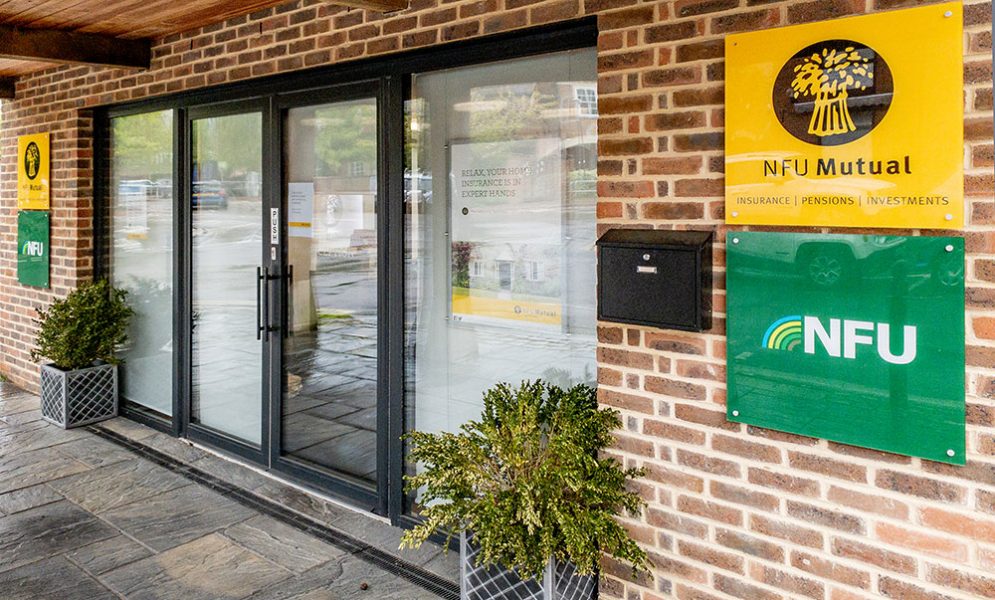 Marlborough's NFU Office adjacent to the Waitrose car park