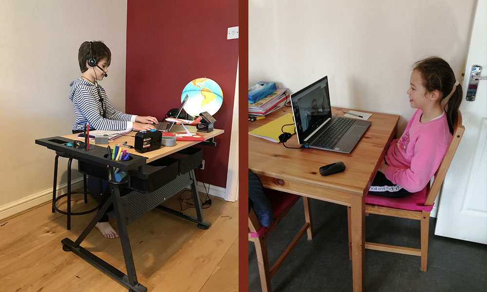 Ramsbury Primary School home learning in action