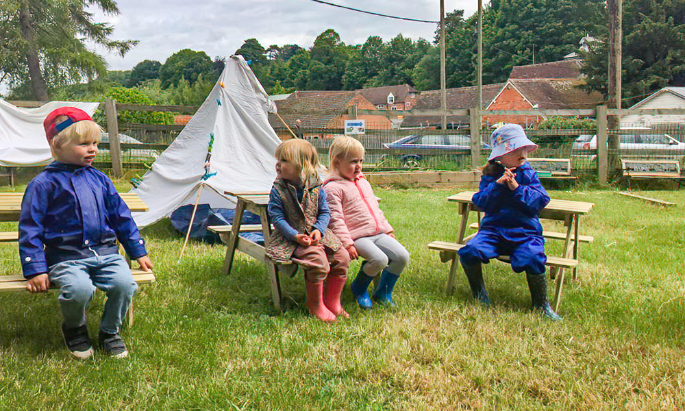 Getting ready to camp marlborough montessori nursery