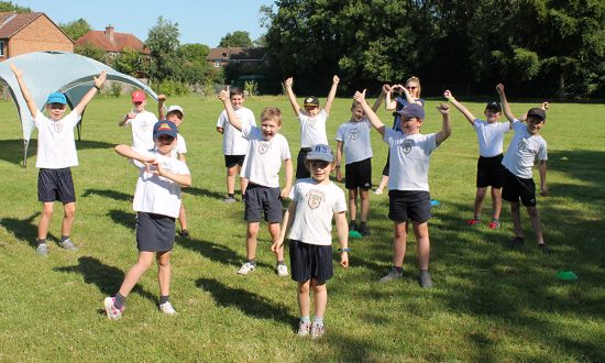 Year 4 pupils at Burbage School are happy to be back