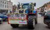 lead tractor in the Devizes Young Farmers annual 'Tractor 'N Tinsel Run'