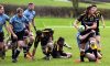 Marlborough rugby Jamie Pittams trying to break through the home defence