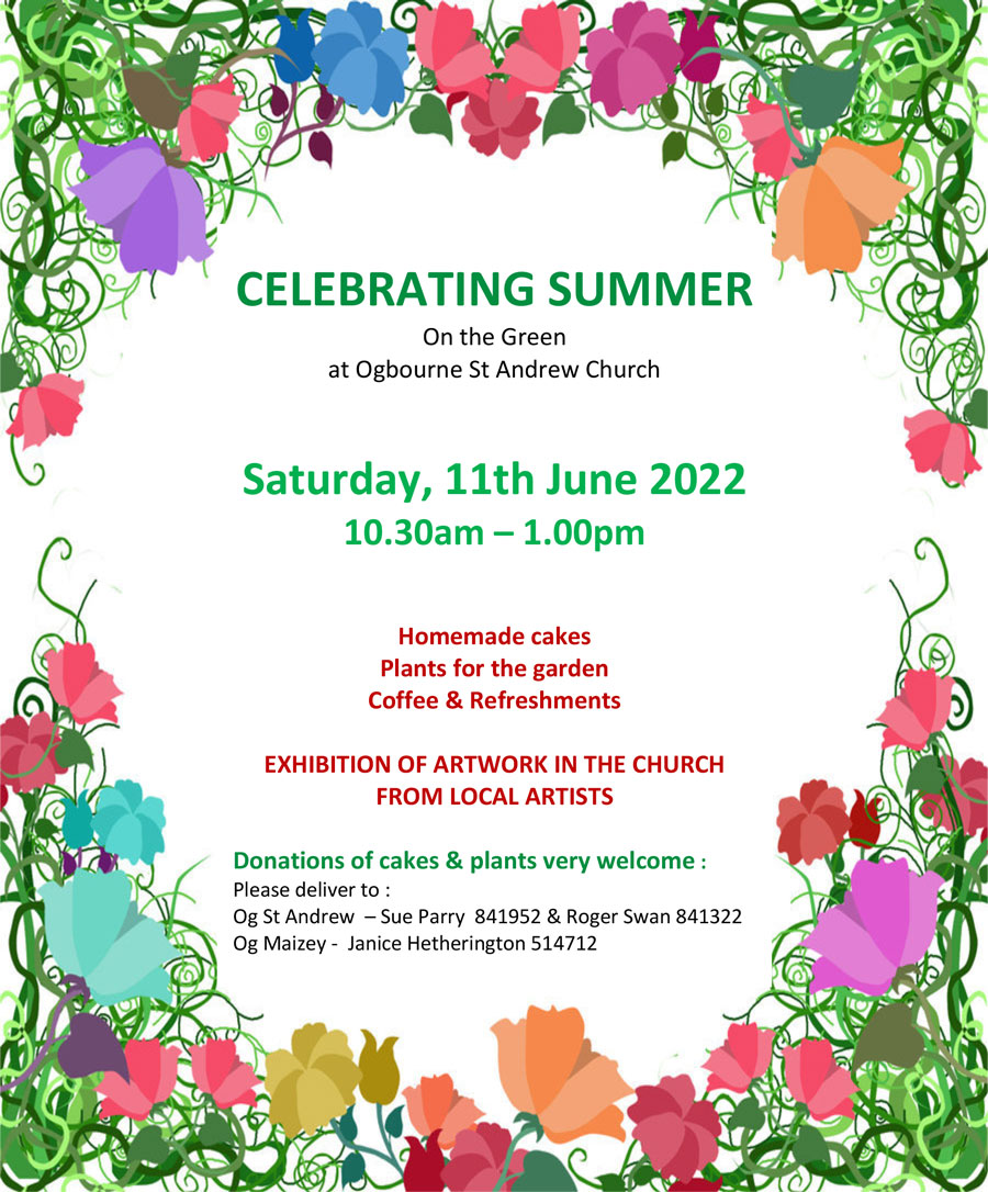 Celebrating Summer on the Green at Ogbourne St Andrew Church