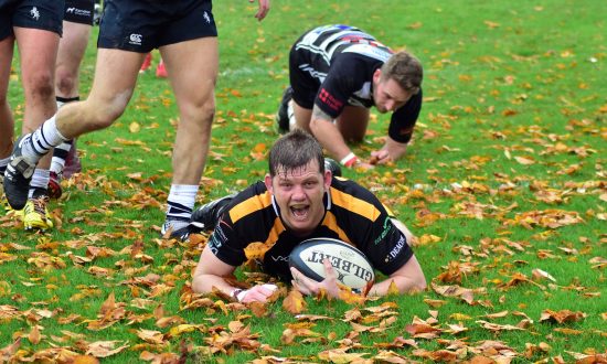 Ben-Fulton-slides-over-to-score-for MArlborough rugby - pic-Darren-Greening