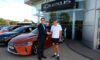 Jon Fish of Lexus Swindon (left) and Andrew Payne, Chair of Marlborough Tennis