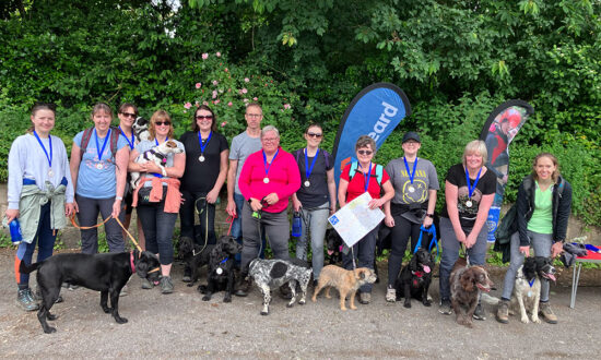 Some of the Youth Adventure Trust participants in last weekend's 'Wiltshire 3 Peaks Challenge'