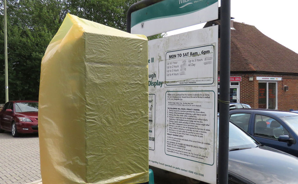 A familiar sight in Marlborough's car parks - hopefully soon to be a thing of the past (library pic)